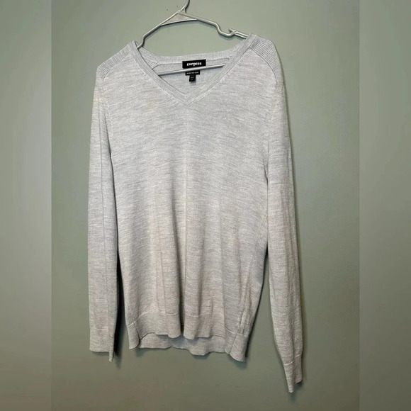 Men’s‎ Express Merino Wool Blend Sweater - Picture 2 of 4
